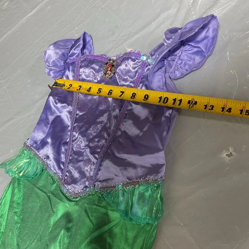 Disney Purple and Green Mermaid Dress Costume - Picture 4 of 7